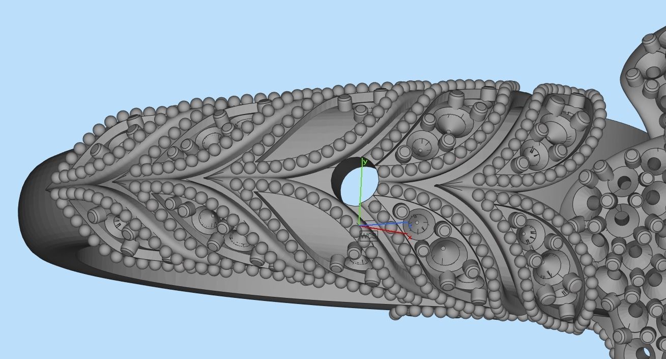 jewelry ring with precious stones exclusive 3D print model_59