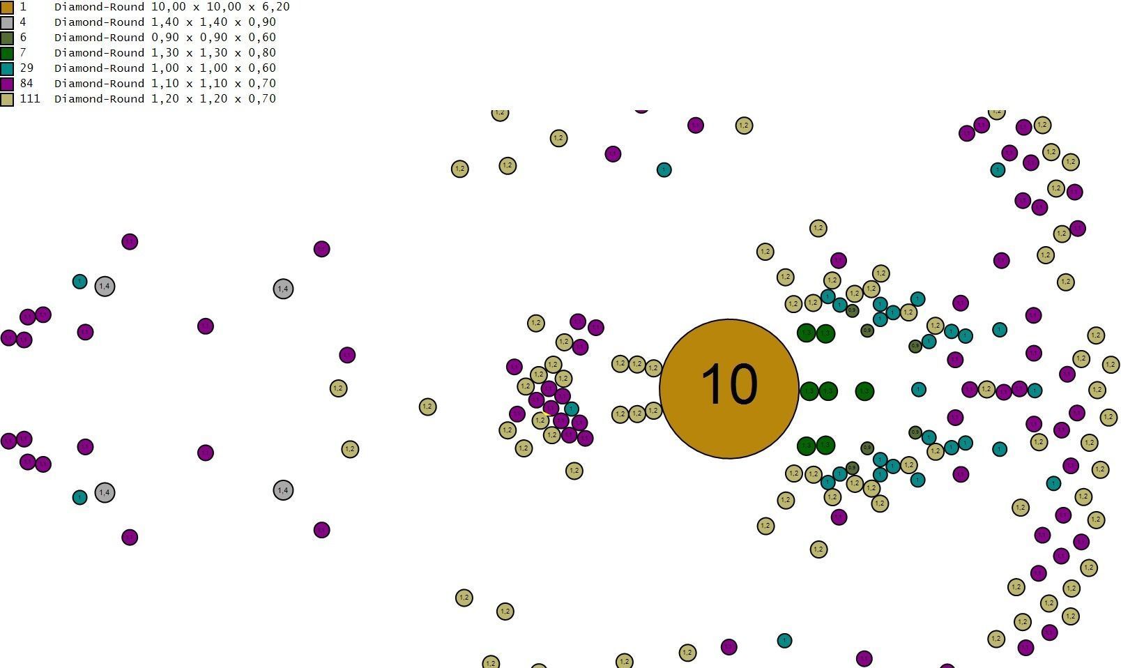 jewelry ring with precious stones exclusive 3D print model_7