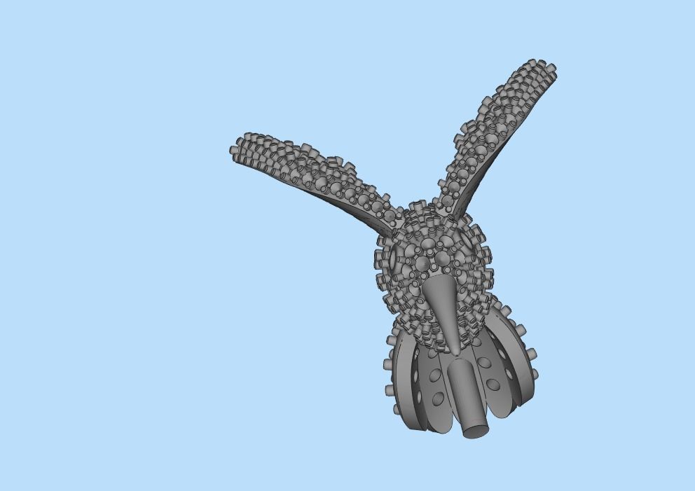 jewelry ring with precious stones exclusive 3D print model_54