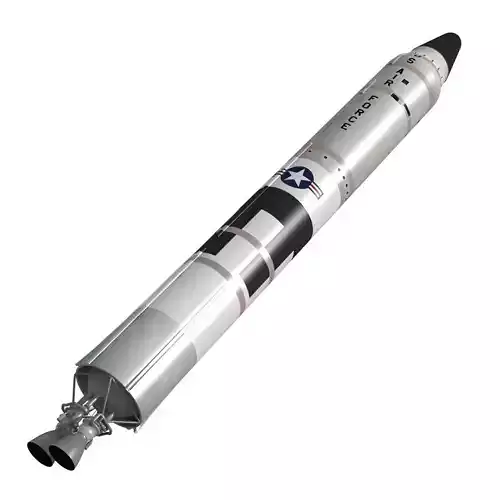 Titan II Missile 3D model