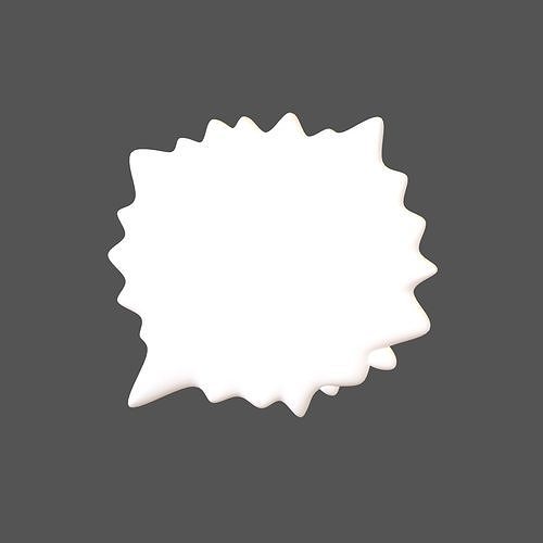 Right Anger Bubble v2 001 Low-poly 3D model