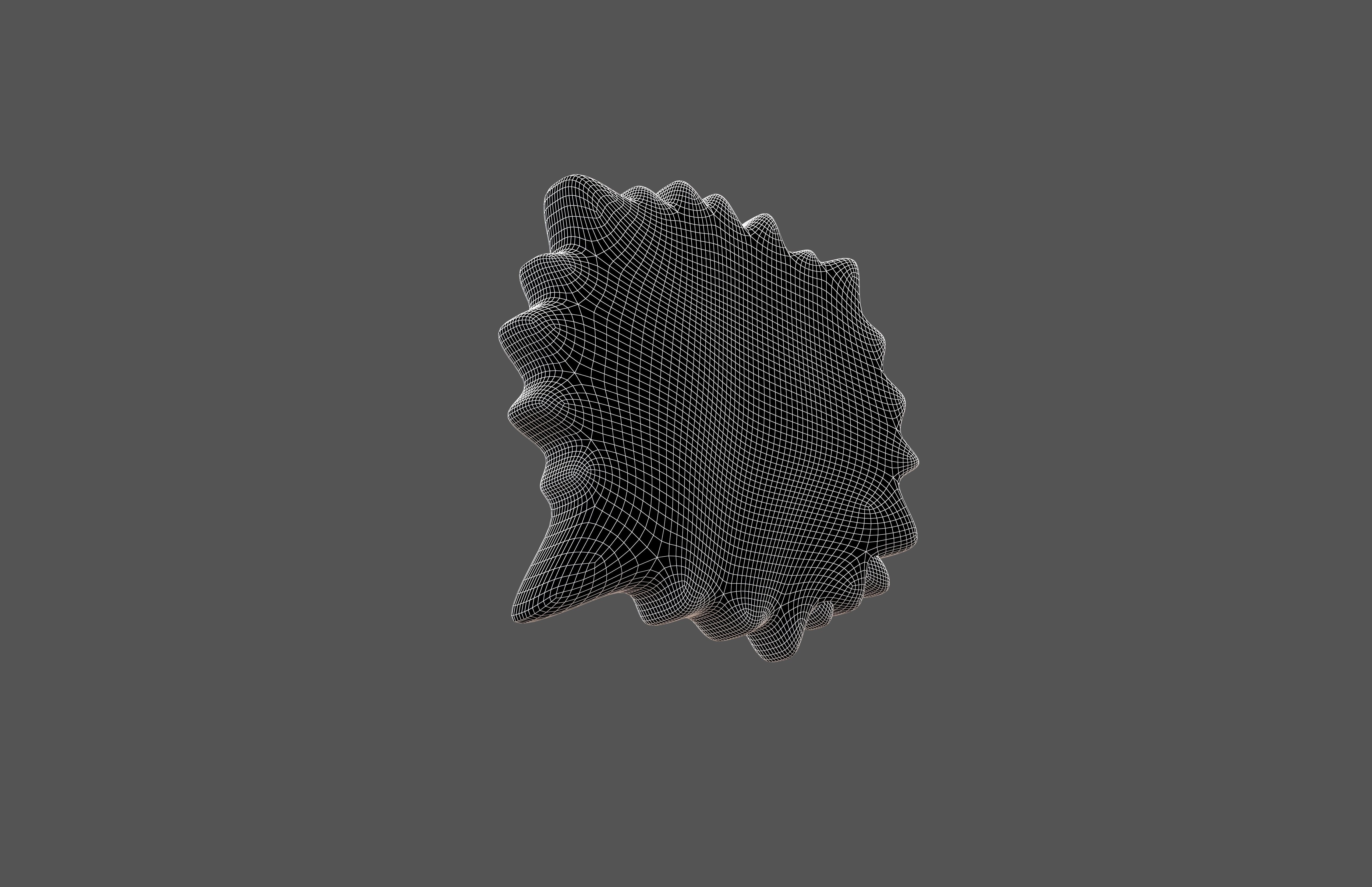 Right Anger Bubble v2 002 Low-poly 3D model_7