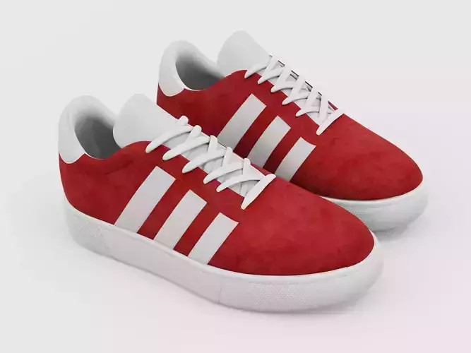 Sneakers Adidas Gazelle Style - Generic Shoes Red