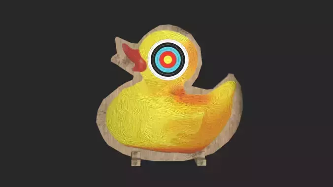 Ducky archery target