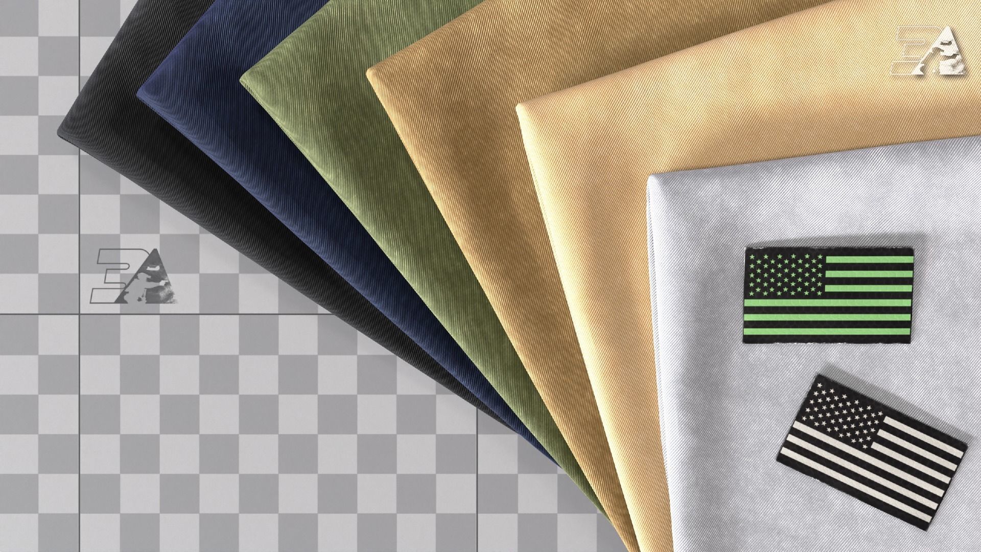 Colored Ripstop and Twill Camo Generator 3D model_1