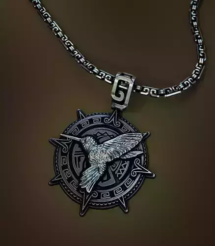 hummingbird pendant