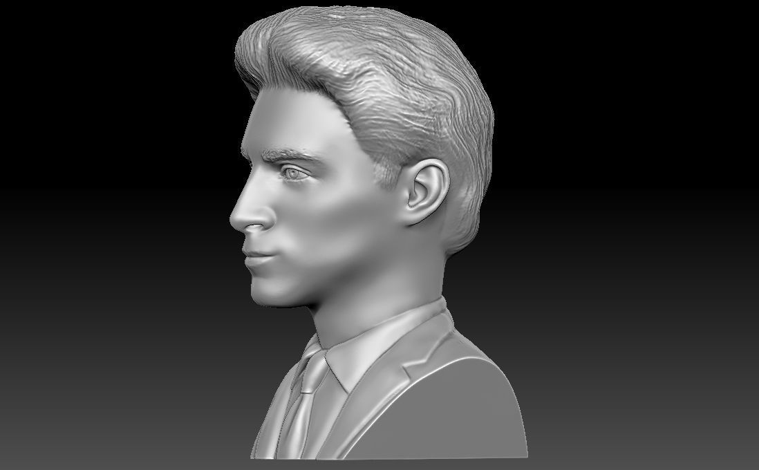 Timothee Chalamet bust for 3D printing 3D print model_3