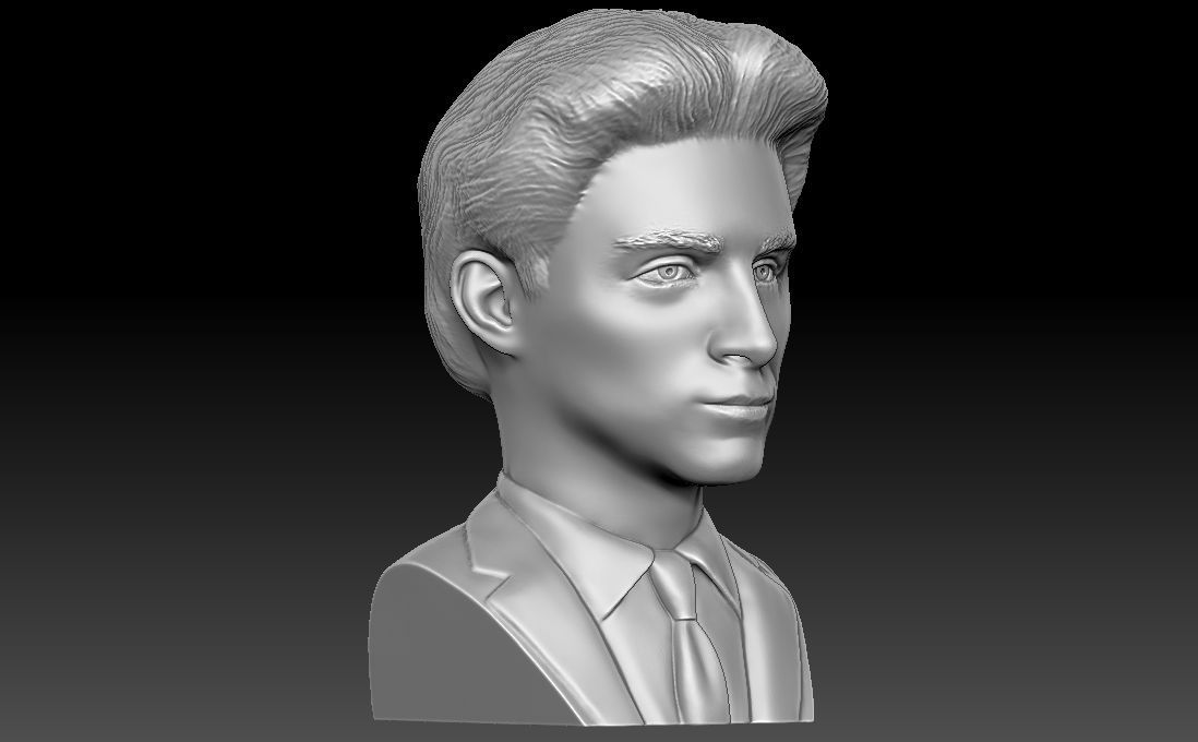 Timothee Chalamet bust for 3D printing 3D print model_9