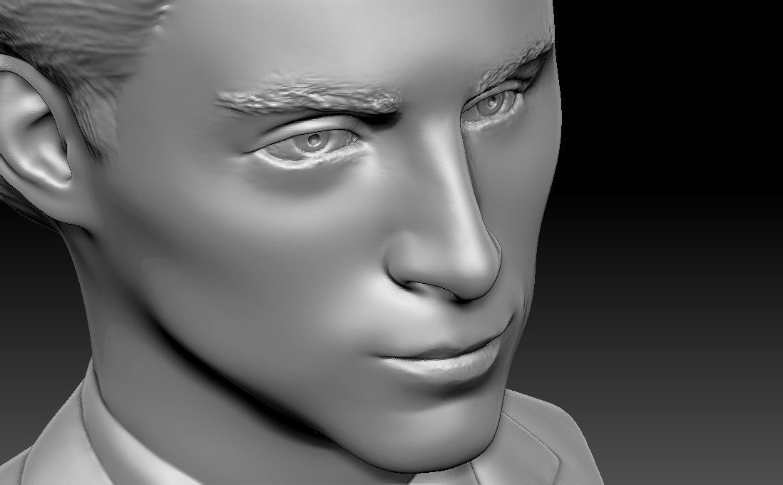 Timothee Chalamet bust for 3D printing 3D print model_17