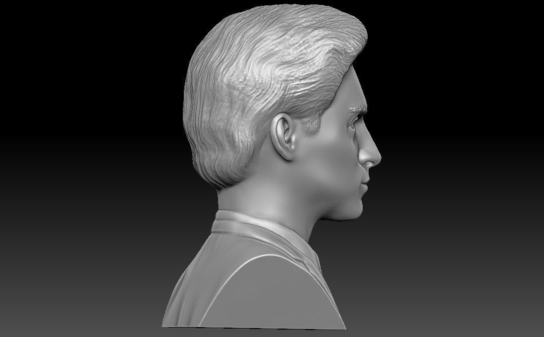 Timothee Chalamet bust for 3D printing 3D print model_7