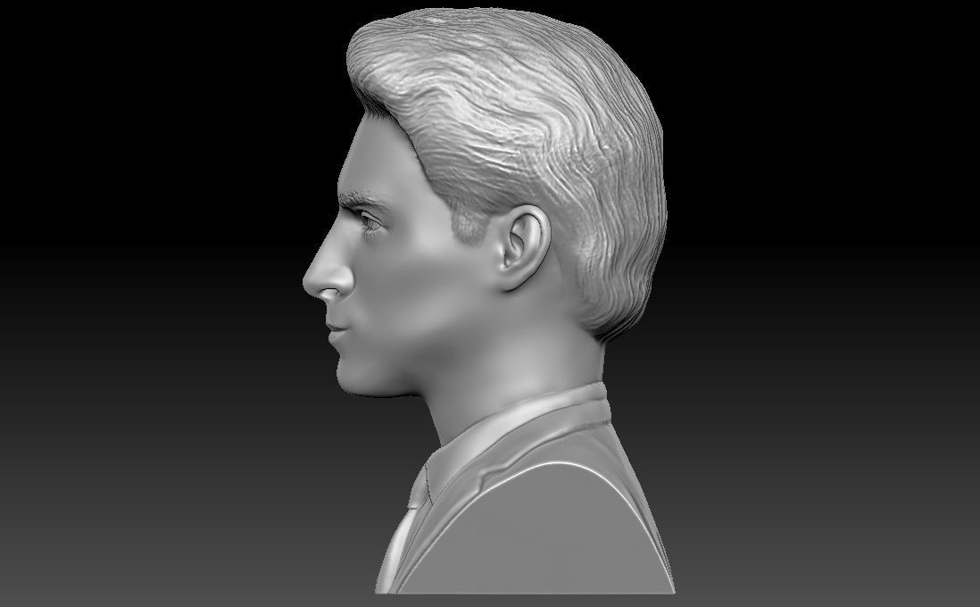 Timothee Chalamet bust for 3D printing 3D print model_4