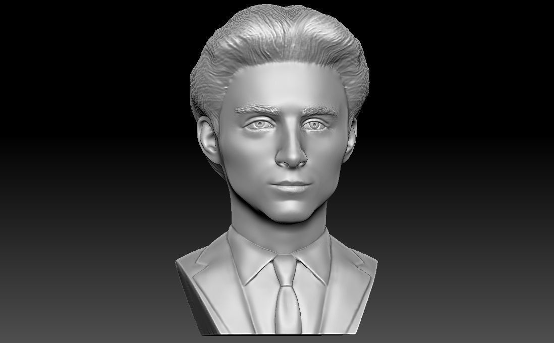 Timothee Chalamet bust for 3D printing 3D print model_11