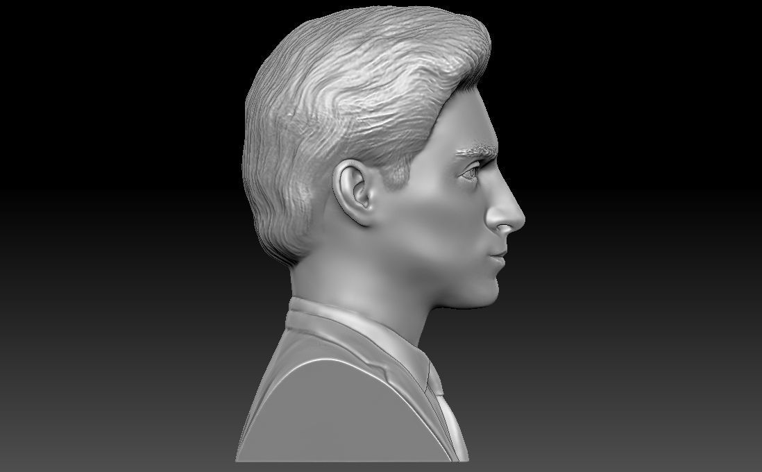 Timothee Chalamet bust for 3D printing 3D print model_8