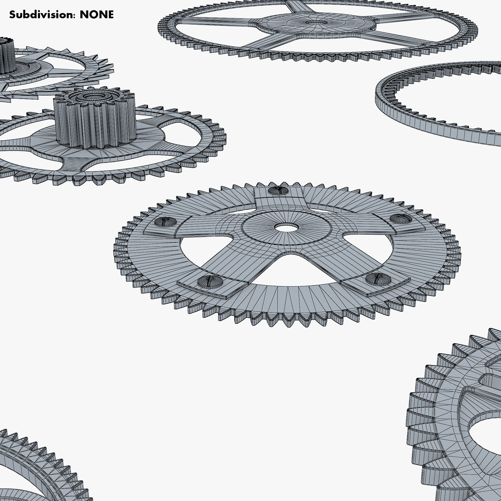 Gears Set v 2 3D model_31