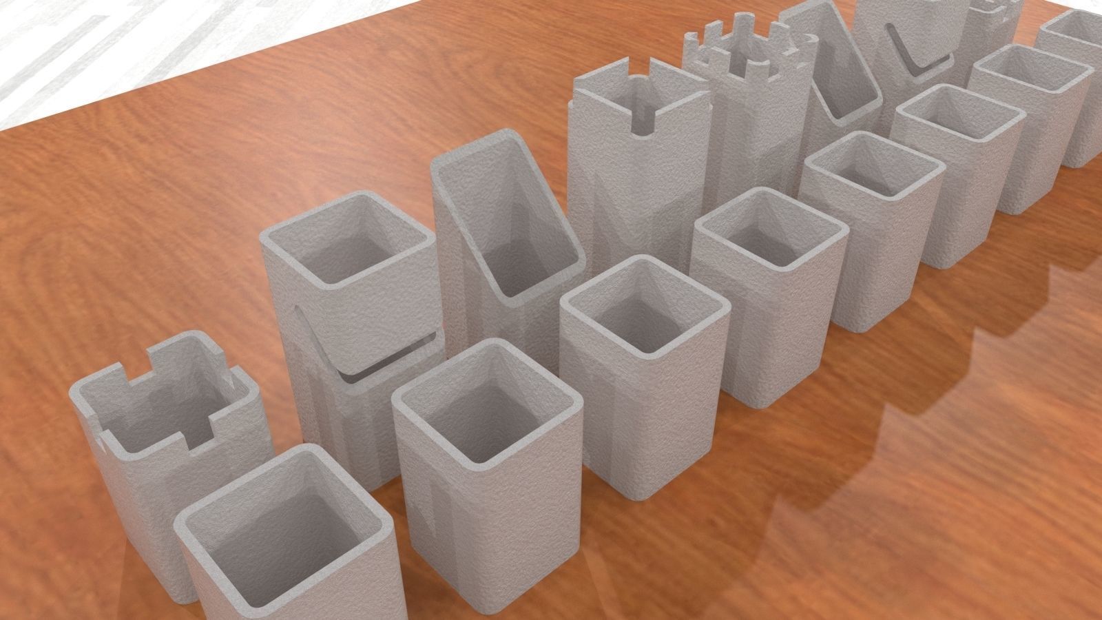 chess set 2 PRINTABLE 3D print model_2