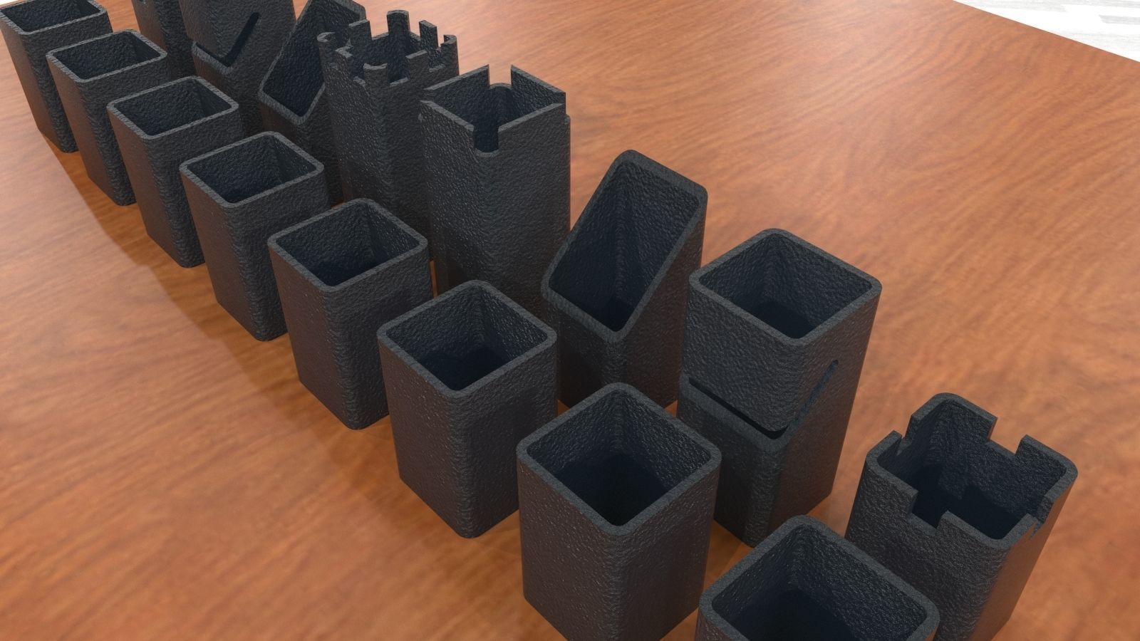 chess set 2 PRINTABLE 3D print model_1