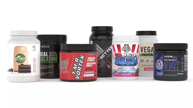 Protein Powders 3D model