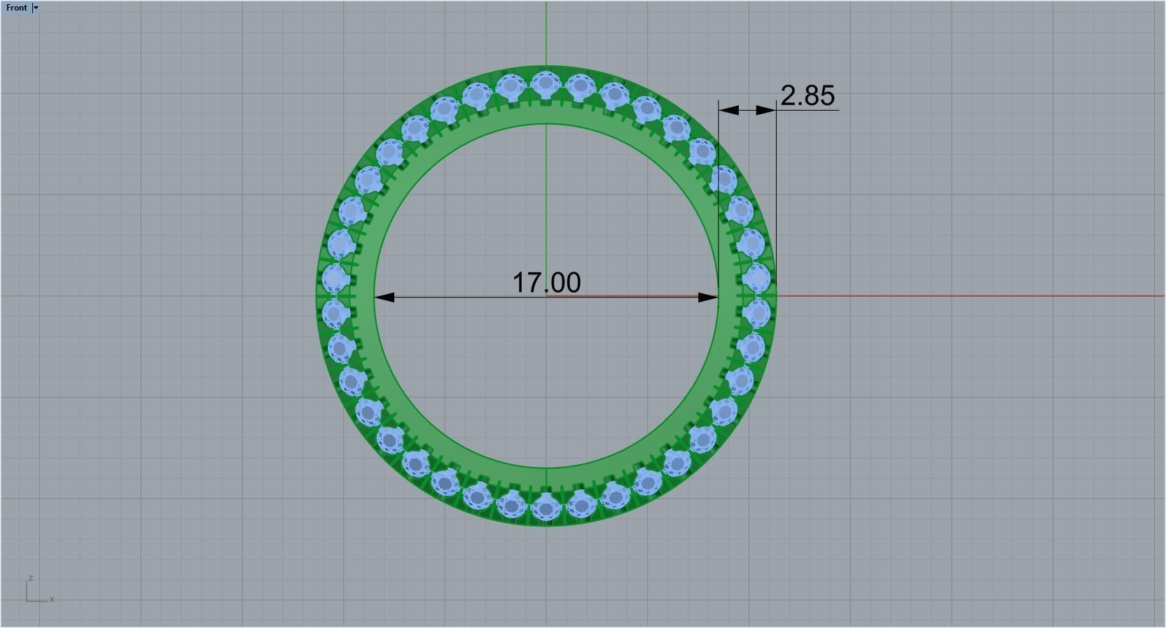 gemstone jewelry ring 3D print model_2