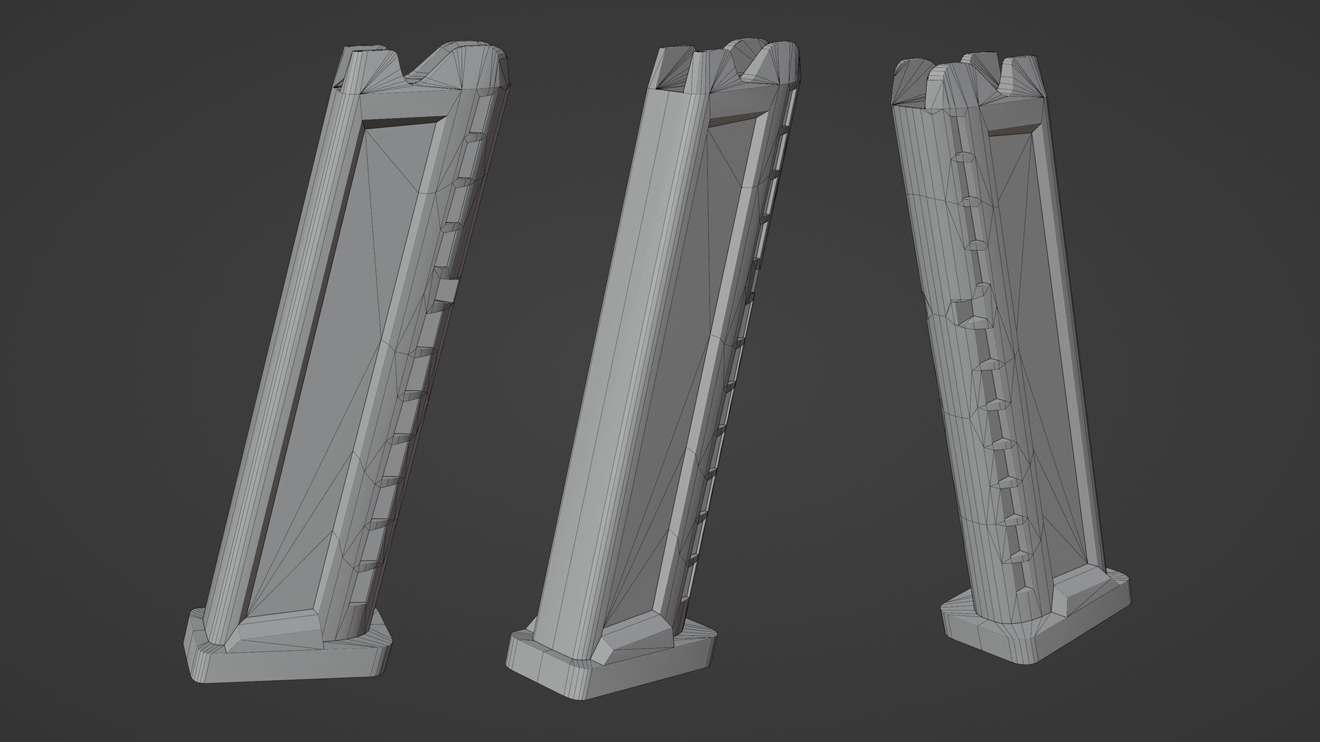 Handgun SIG P322 Low-poly 3D model_18