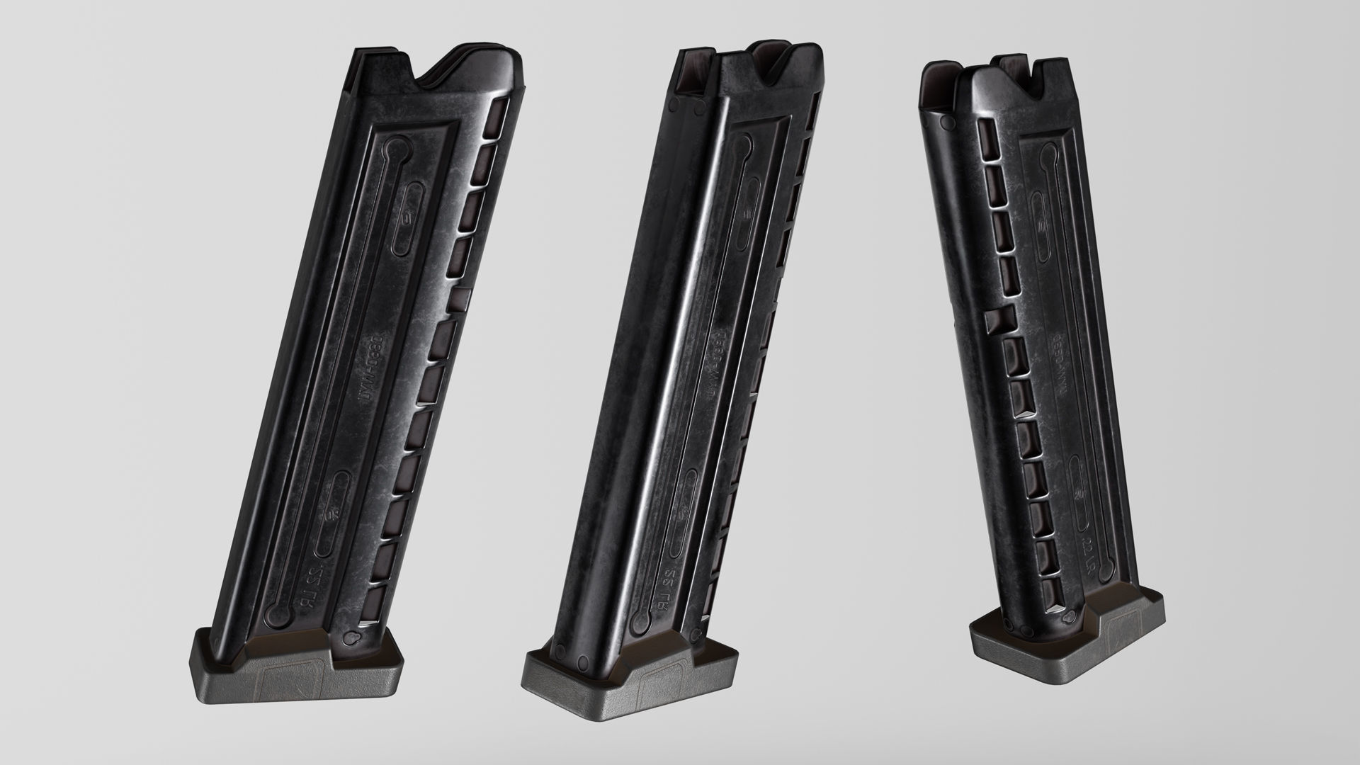 Handgun SIG P322 Low-poly 3D model_17