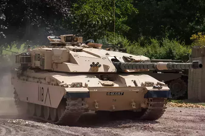 Leopard 2A7 main battle tank 3D print model