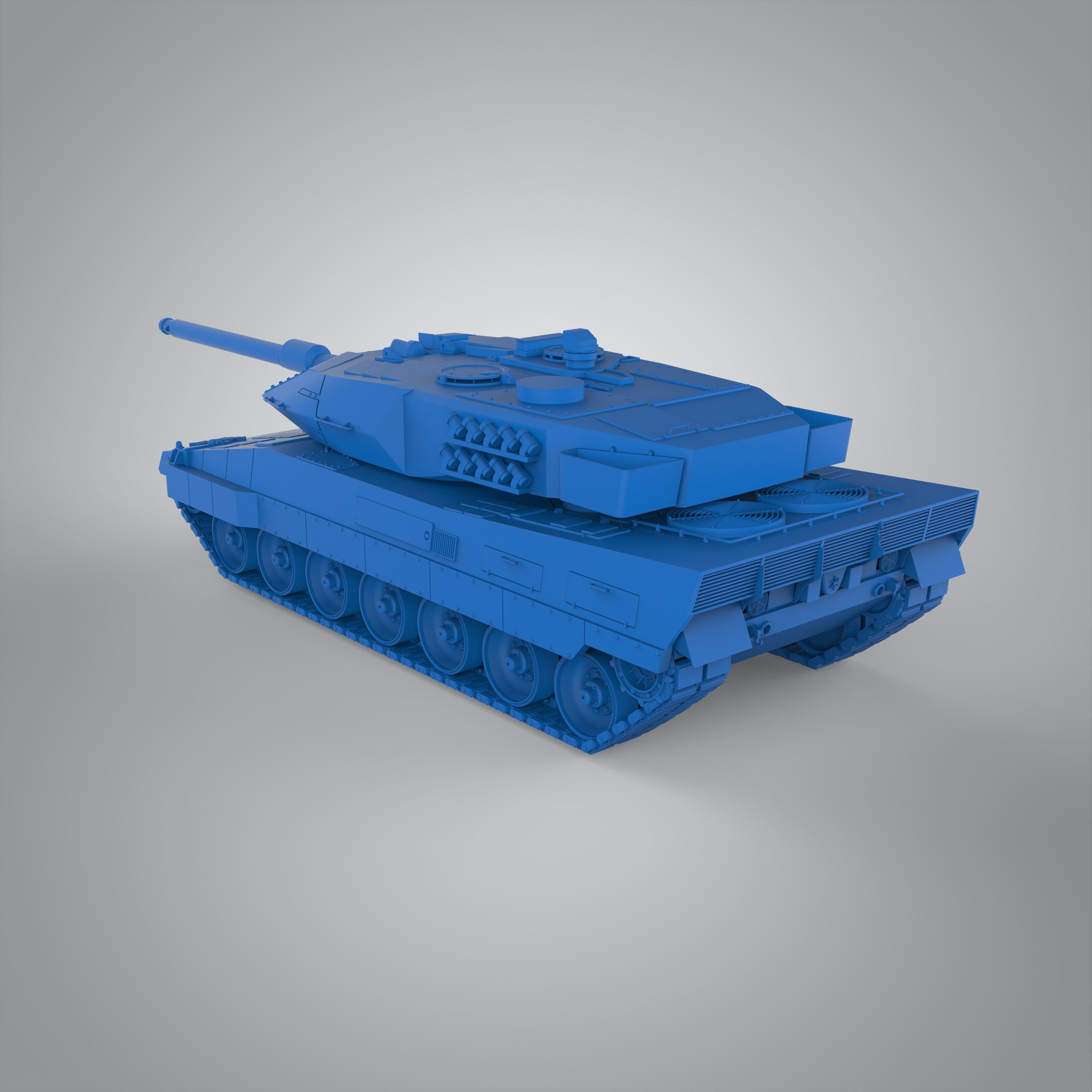Leopard 2A7 main battle tank 3D print model_3