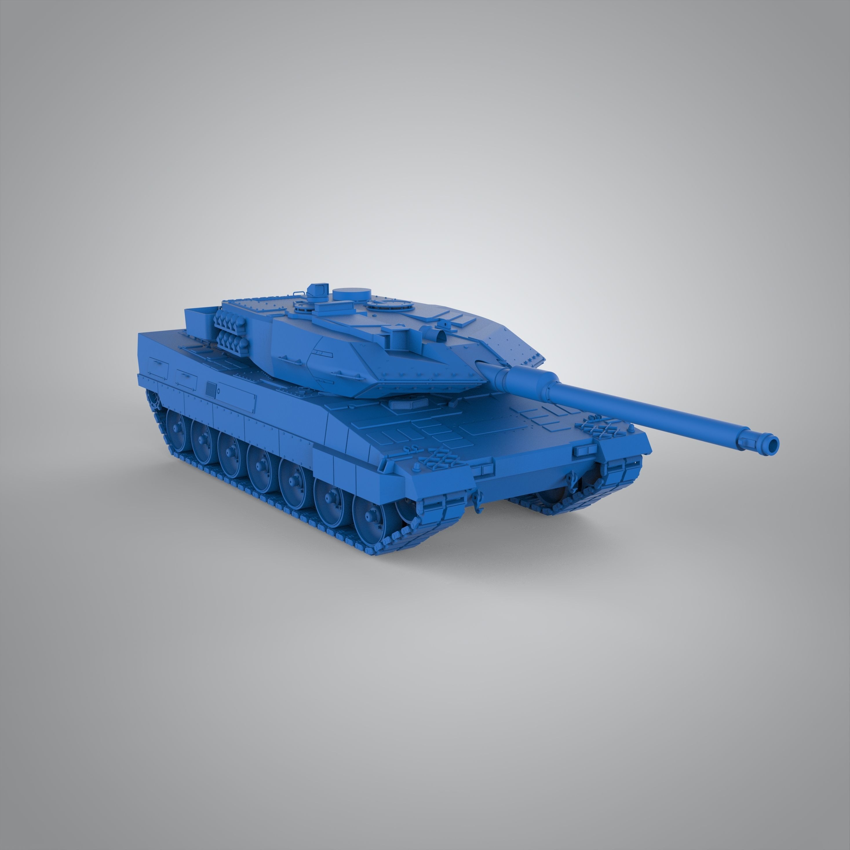 Leopard 2A7 main battle tank 3D print model_2
