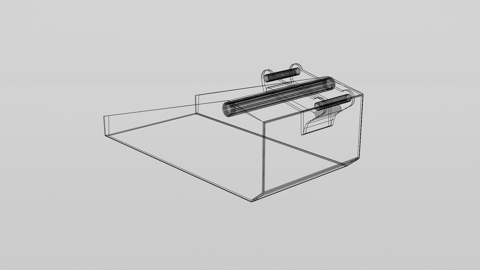 Special 20-25 Ton Bucket Low-poly 3D model_10