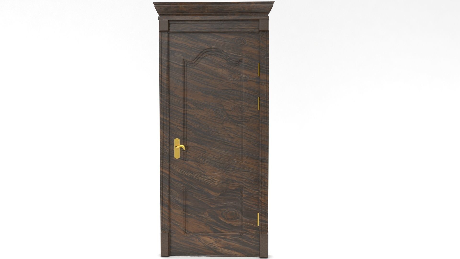 interior door set 3d models Low-poly 3D model_3