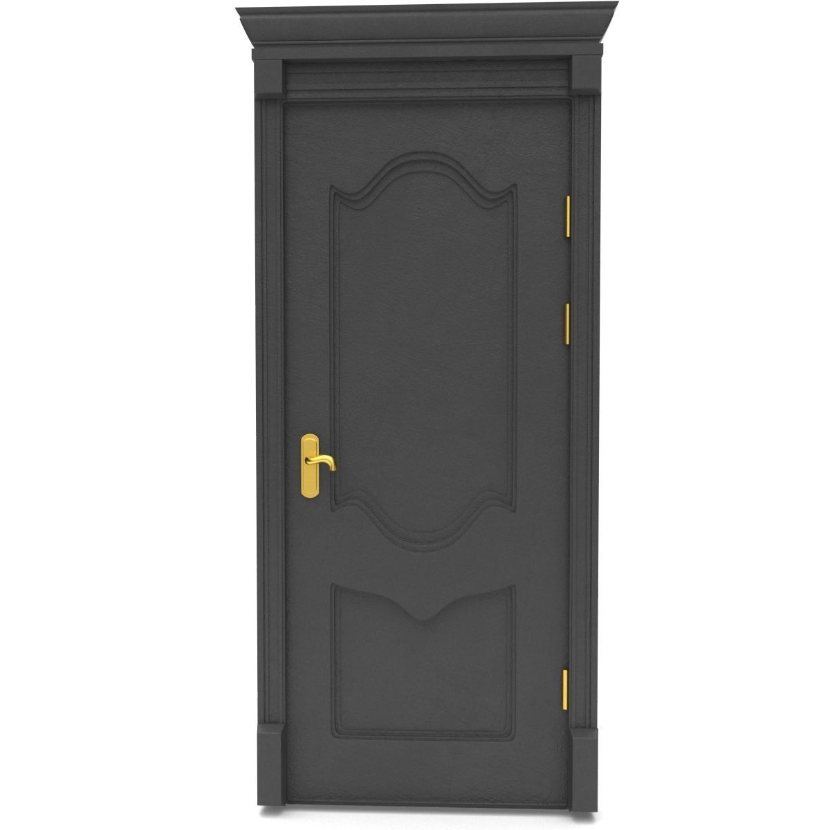 interior door set 3d models Low-poly 3D model_12