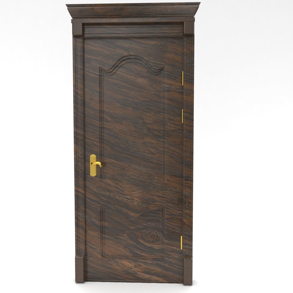 interior door set 3d models Low-poly 3D model_4