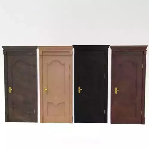 interior door set 3d models