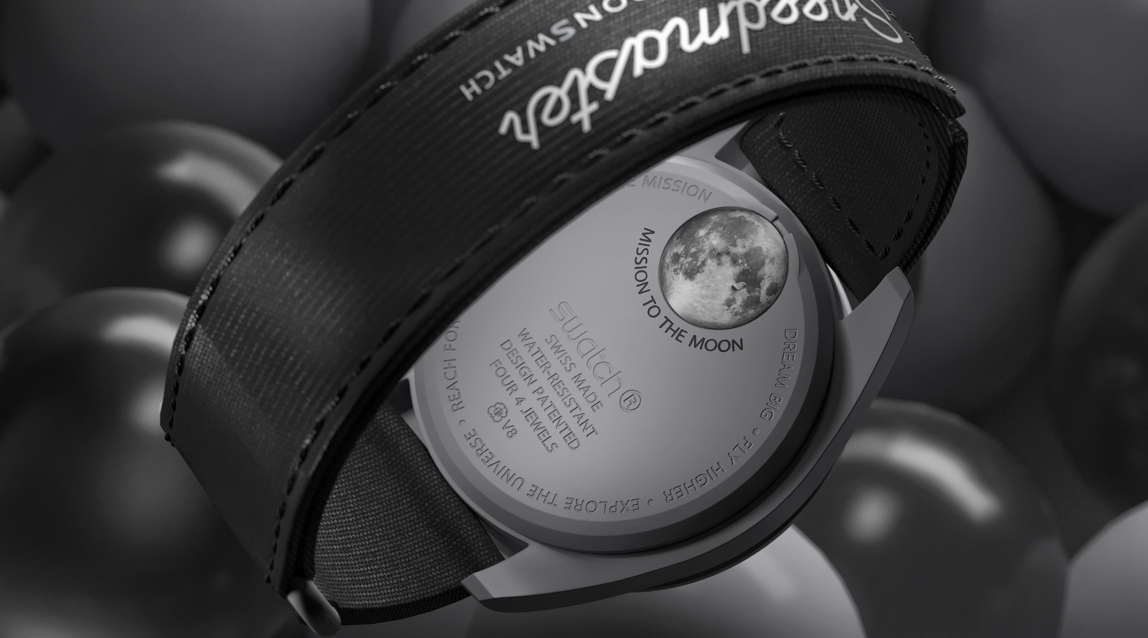 Swatch X Omega MoonSwatch Full collection Briefcase Low-poly 3D model_6