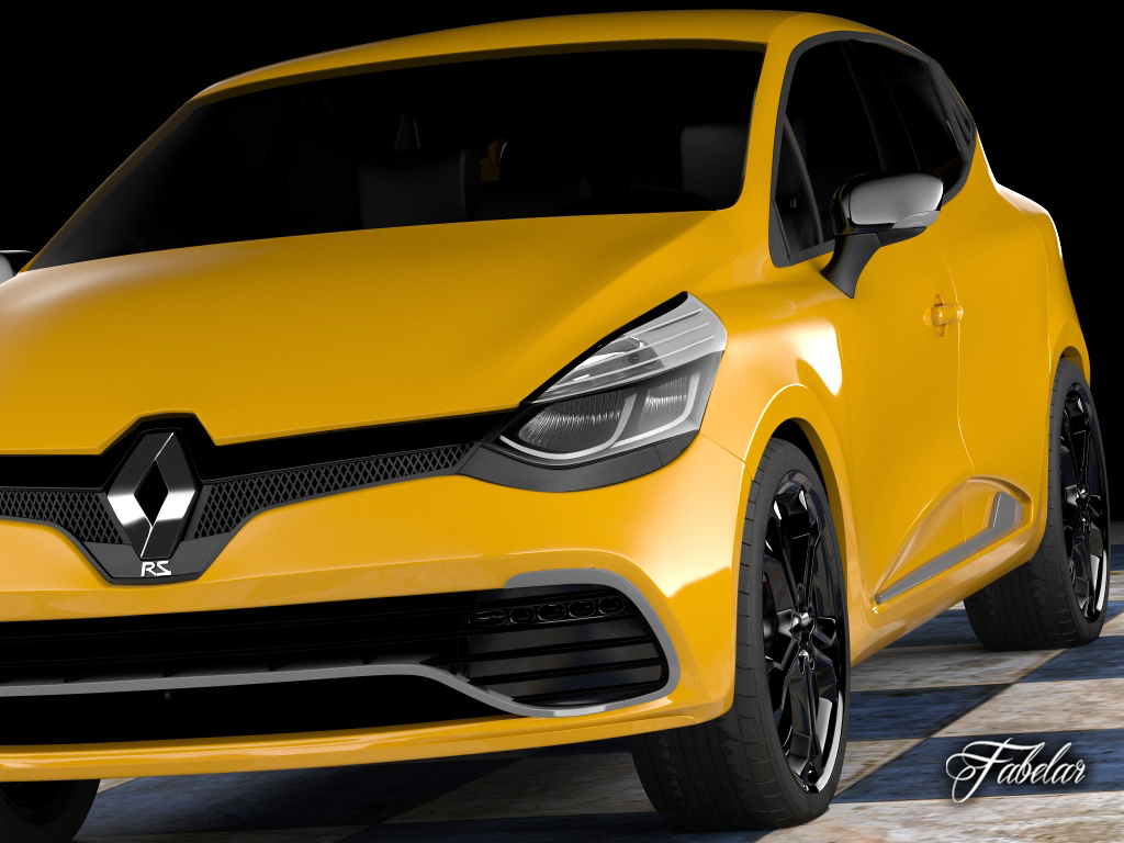 Renault Clio RS 2013 3D model_4