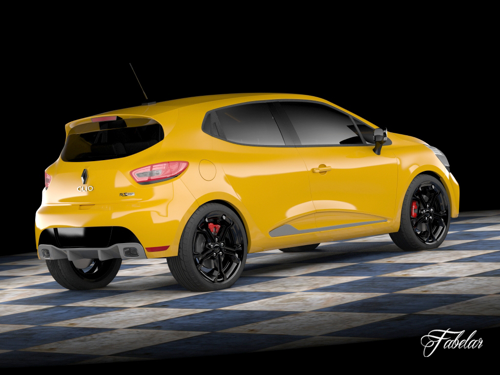 Renault Clio RS 2013 3D model_10