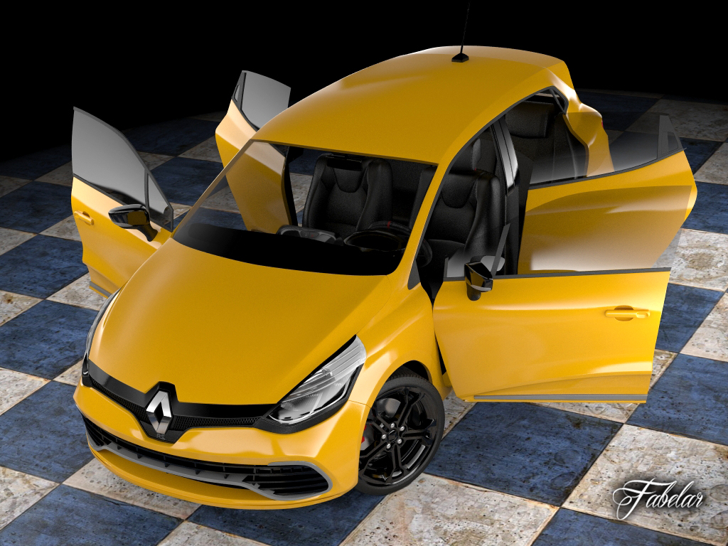 Renault Clio RS 2013 3D model_1