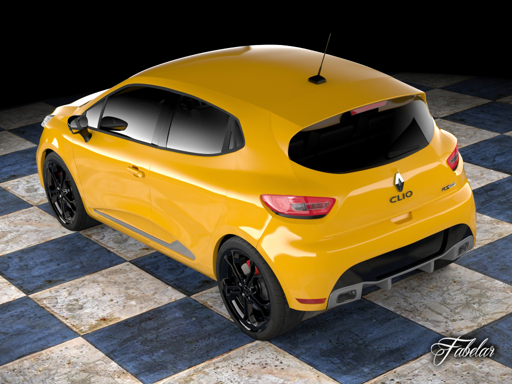 Renault Clio RS 2013 3D model_8