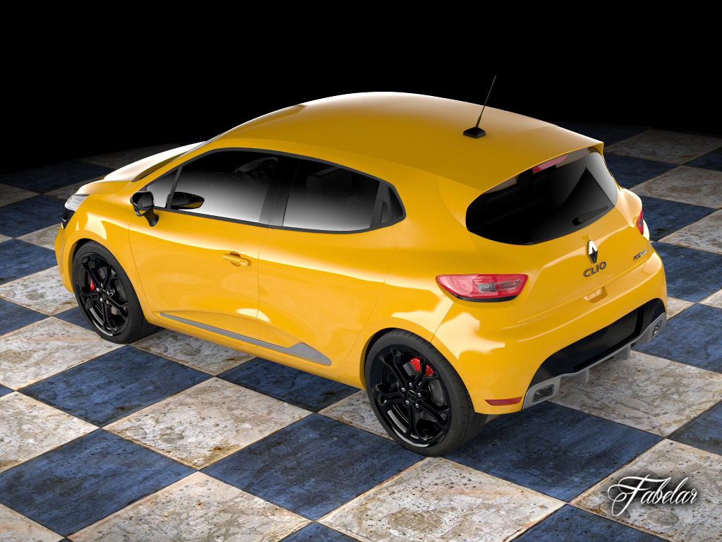 Renault Clio RS 2013 3D model_3