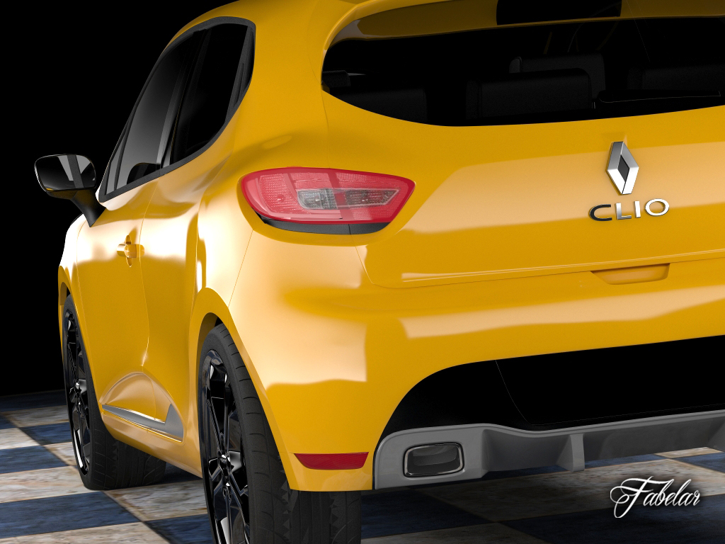 Renault Clio RS 2013 3D model_7