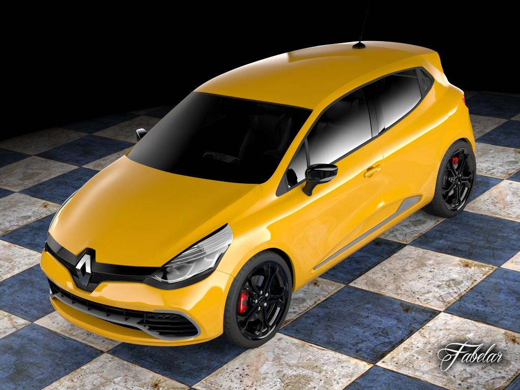 Renault Clio RS 2013 3D model_2