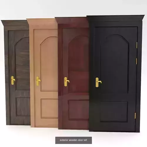 door set collection four wooden doors