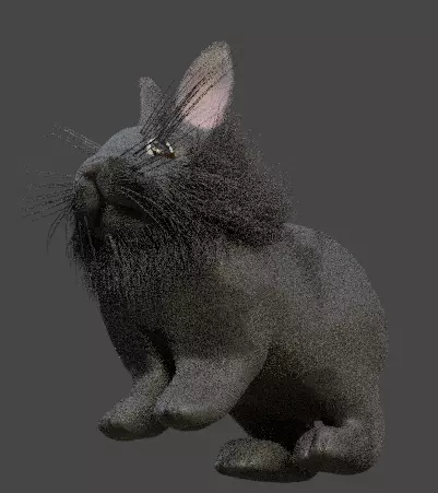 Gray Single Mane Lionhead Free 3D model_0
