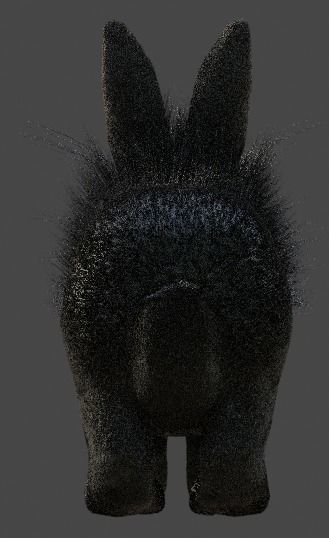 Gray Single Mane Lionhead Free 3D model_3