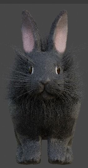 Gray Single Mane Lionhead Free 3D model_4