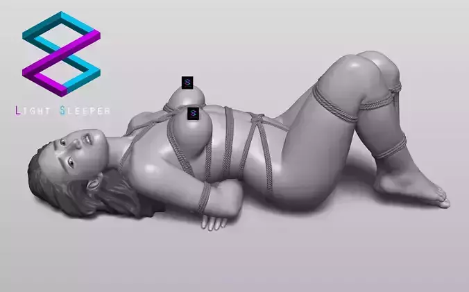 Shibari Kinbaku Japanese bondage art statue 2