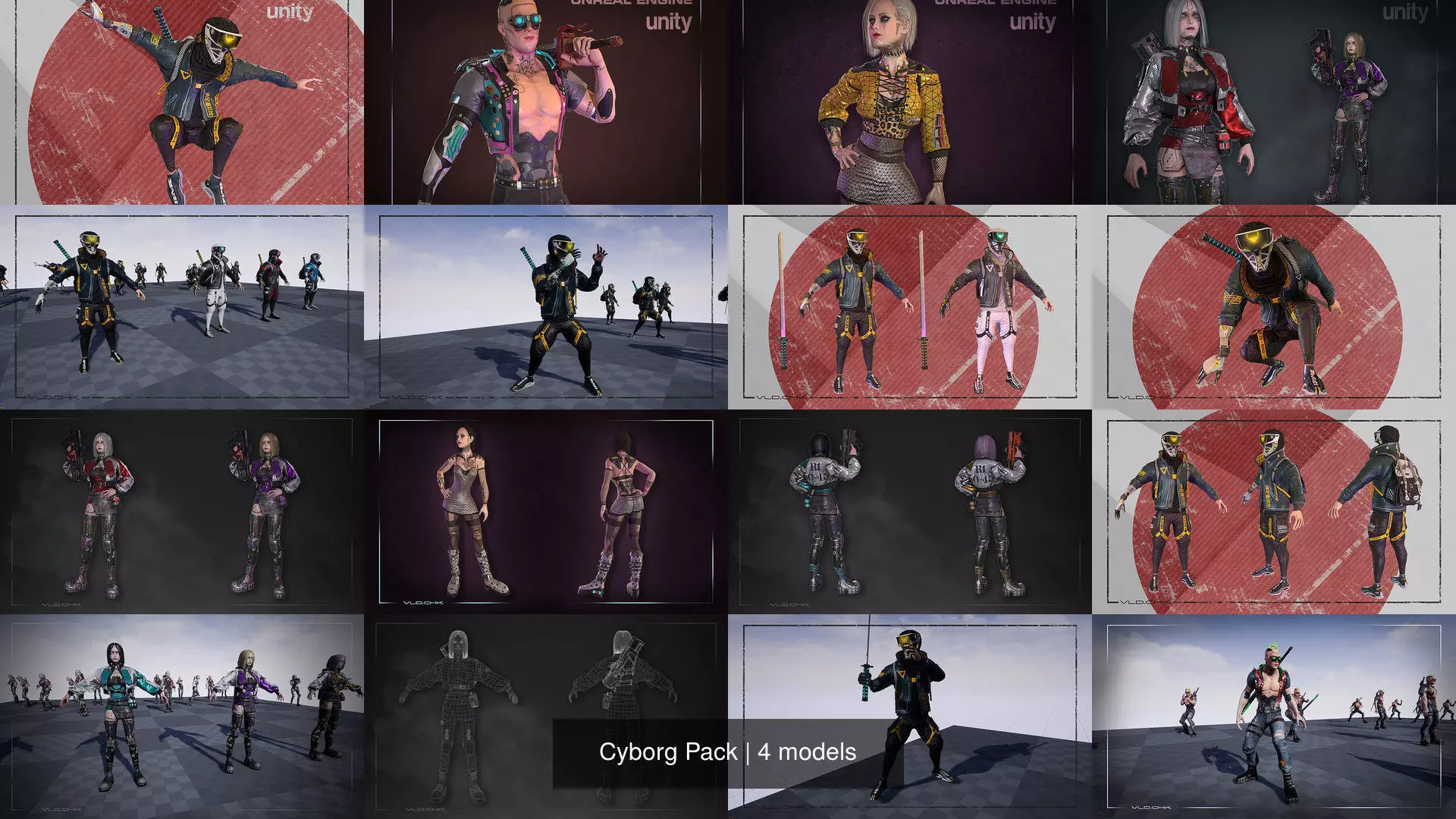 Cyborg Pack 3D Model Collection_5