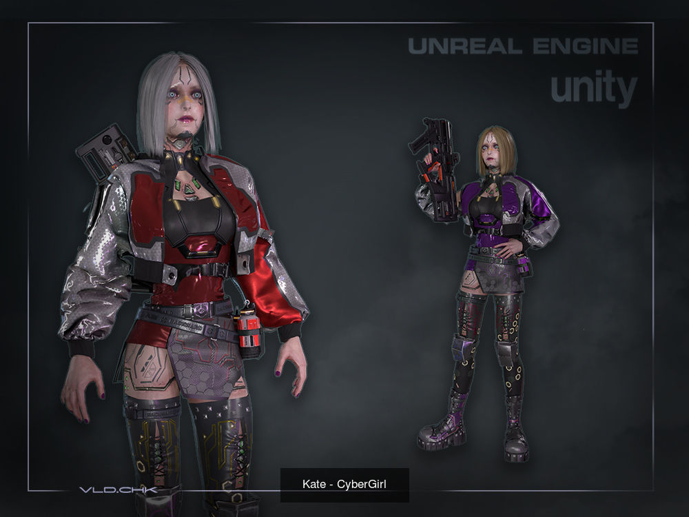 Cyborg Pack 3D Model Collection_9