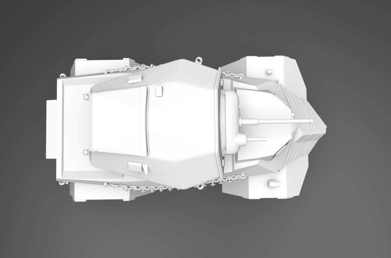 Australian Rhino Scale model 3D print model_3