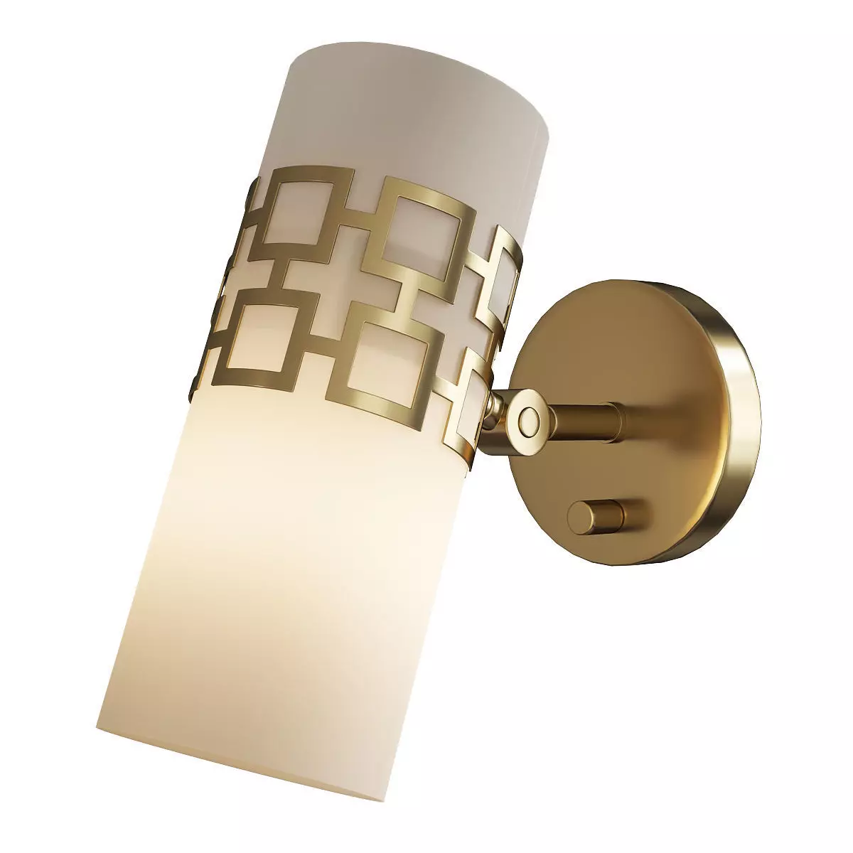 Parker Wall Sconce Low-poly 3D model_0
