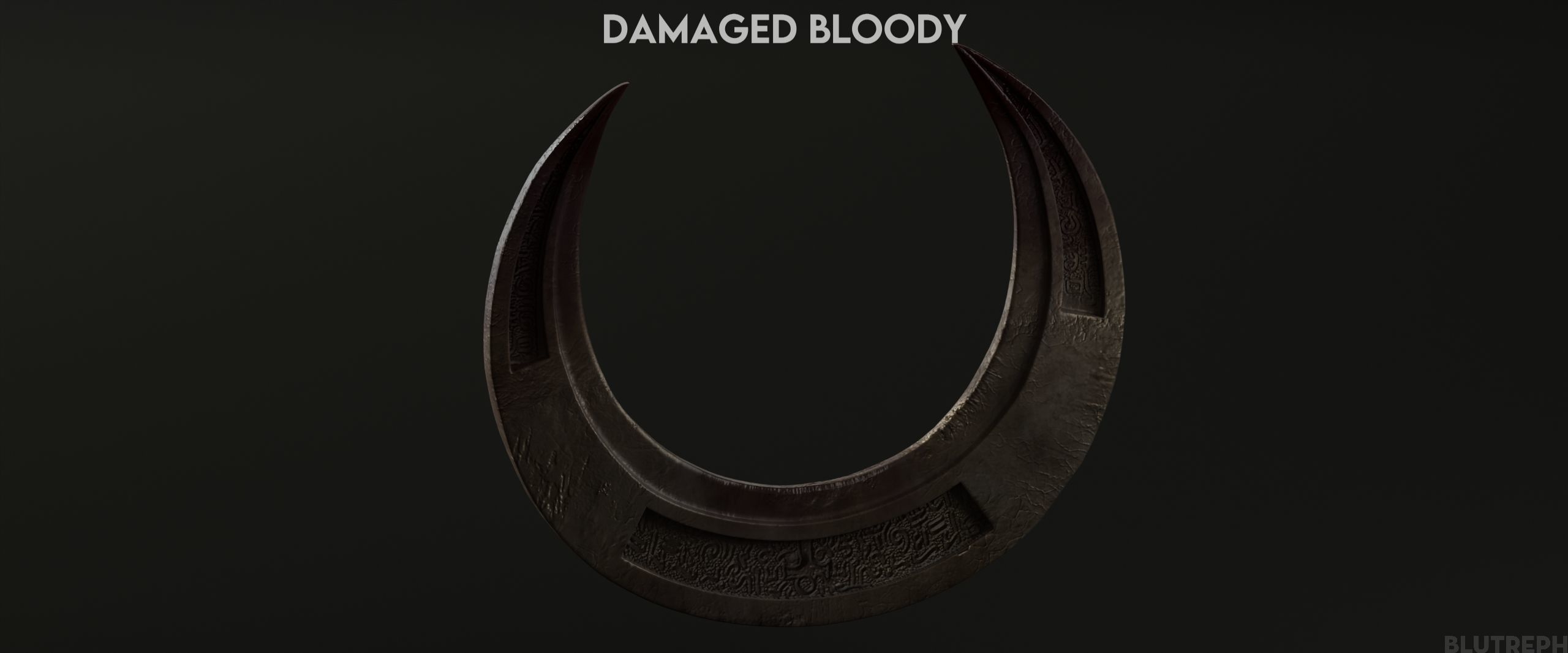 Moon Knight Moon Daggers Low-poly 3D model_5